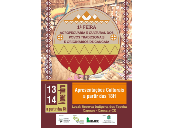 I Feira Agropecuária e Cultural dos Povos Tradicionais e Originários de Caucaia